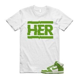 Dunk Chlorophyll Green Sail Streetwear Sneakerhead Fashion Graphic T-Shirt 73